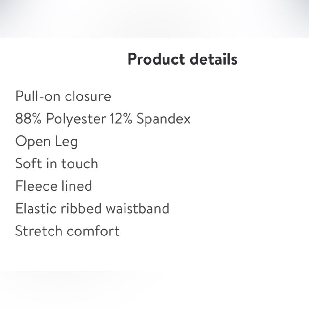 32° heat black fleece sweatpants - Picture 6 of 6
